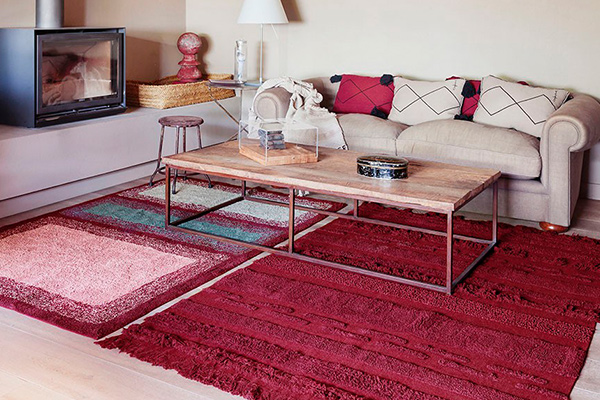 Decorate with carpets